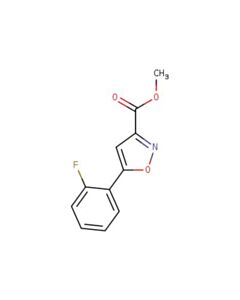 Astatech METHYL 5-(2-FLUOROPHENYL)ISOXAZOLE-3-CARBOXYLATE; 1G; Purity 95%; MDL-MFCD11986430